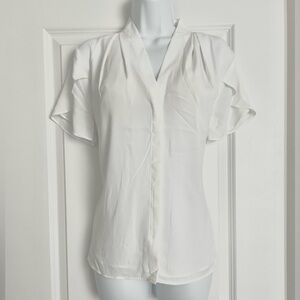 NWOT Calvin Klein Elegant White Women's Top Size Medium